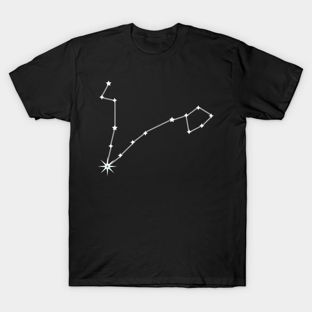 PIsces on Black T-Shirt by wanderingteez